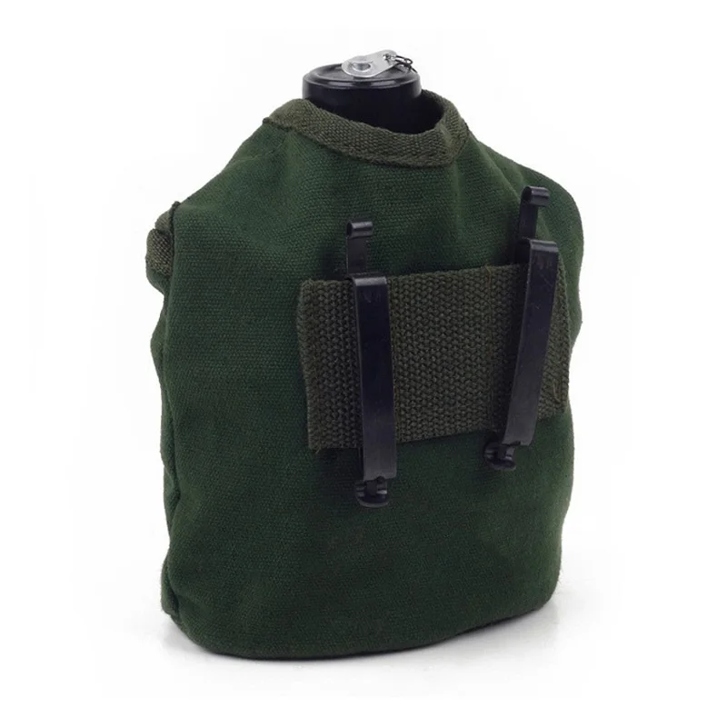 Sport all'aria aperta Bottiglia di Acqua di Alluminio con Scatola di Pranzo e Della Copertura del Panno di Campeggio di Picnic di Viaggio Articoli e Attrezzature per Acqua, Caffè, Tè W7584
