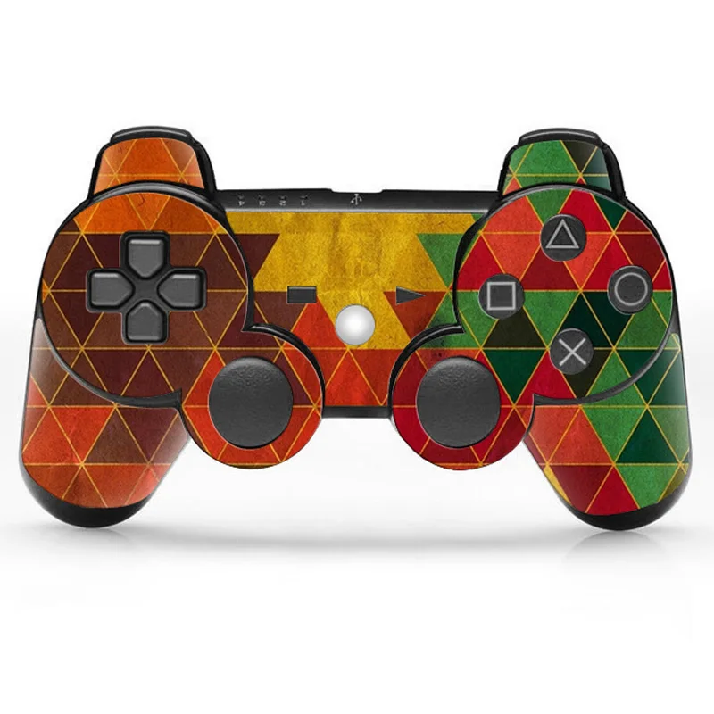 

New Version Design Decal Cover Vinyl Skin Sticker Protector for ps3 and for ps3 slim 2pc controllers Joystick