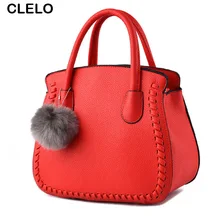 CLELO Luxury Handbags Women Bags Designer Handbag Shoulder Bag Female Black Tote Sac Bag For Girls