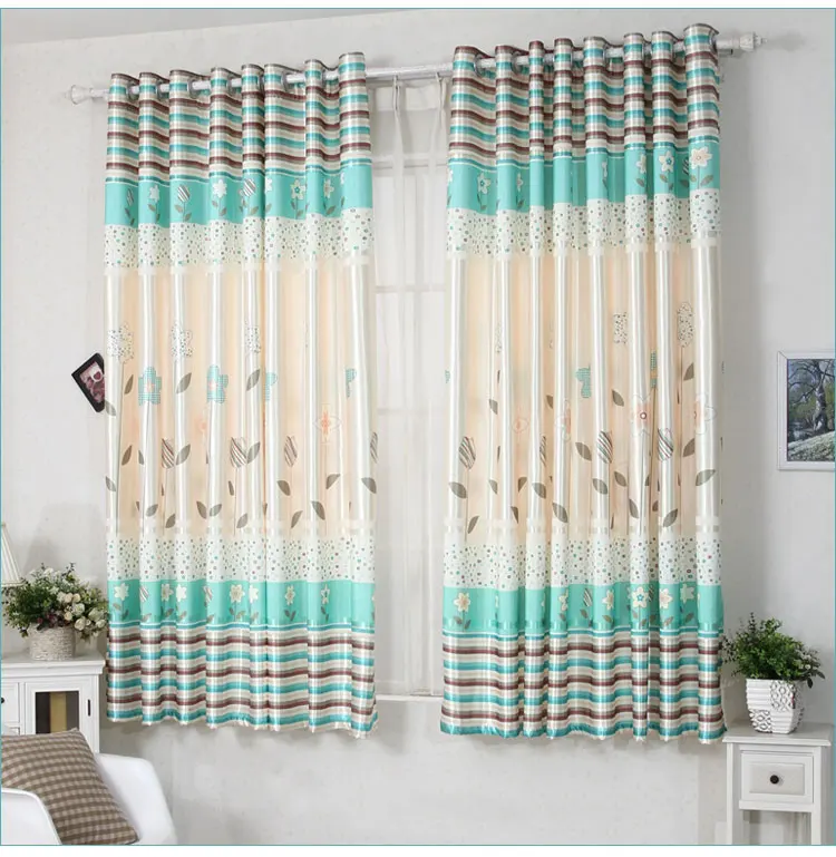 Cute short blackout curtains finished for girls Room-in Curtains from