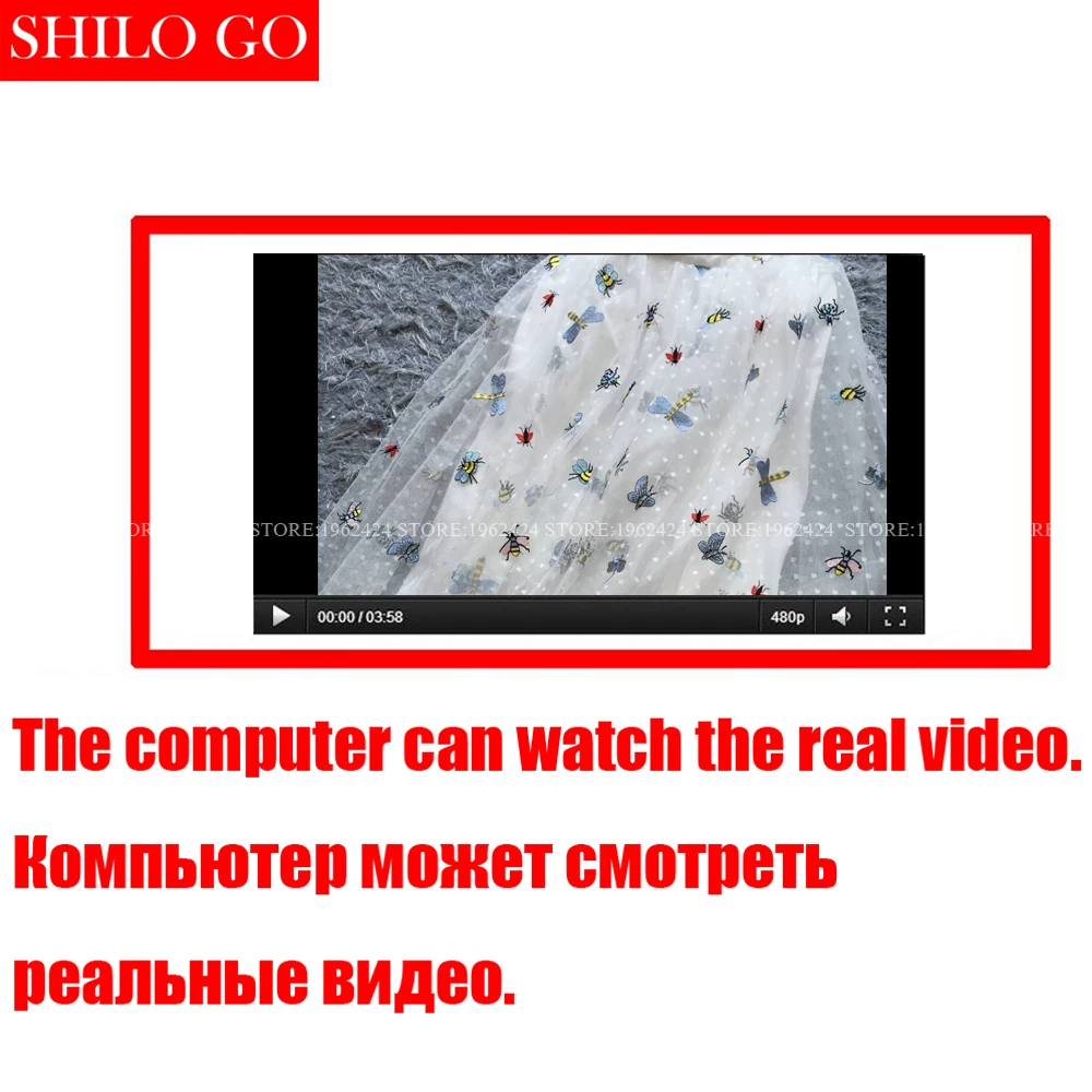 SHILO GO, летняя мода, женская, вышитая, насекомые, в горошек, пряжа, роскошная, имперская, на молнии, белая, длинная, бальная, пуховая юбка