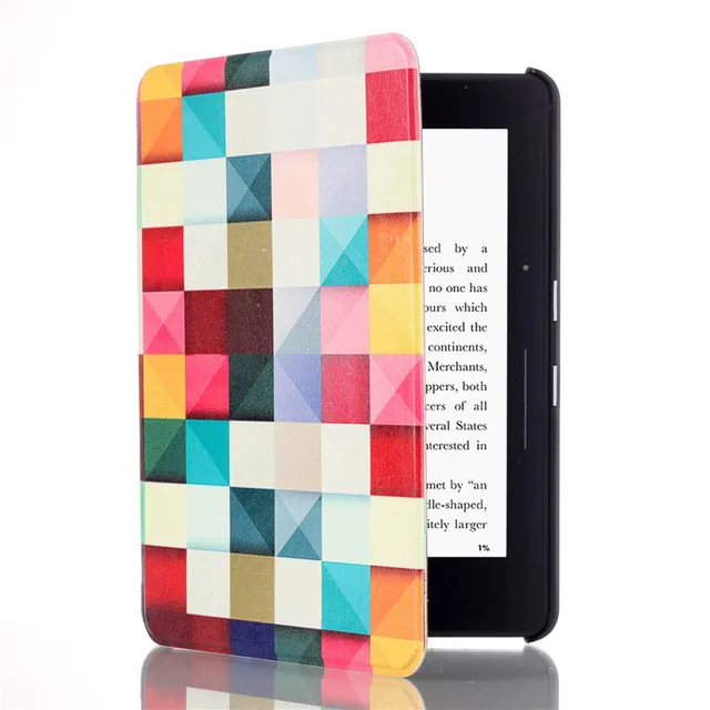 Case for Amazon Kindle Voyage e Books Slim Painted Smart Cover Auto