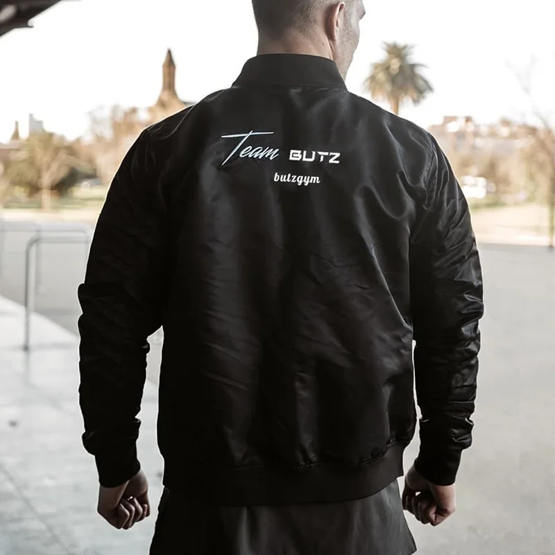

New 2019 Autumn Men Outerwear Plus Size Polyester Thin Fashion Brand Jacket Men Spring Casual Warm Coats