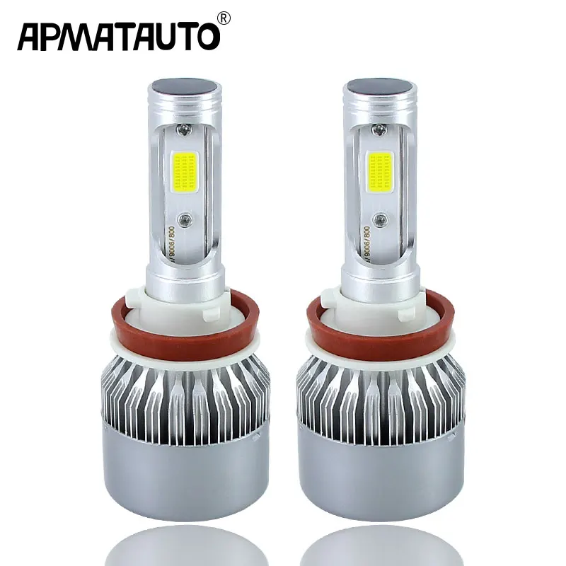 9005 H11 4-Side LED Headlight Kit For Toyota Camry 2011 Hi//Low Beam Bulbs 4X