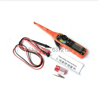 

Auto Circuit Tester Electricity Detector Multi-function Auto Power Electric Circuit Tester Red Yellow With Screen