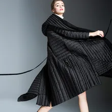 Новинка, Осеннее и зимнее пуховое пальто, куртки, женские длинные Необычные