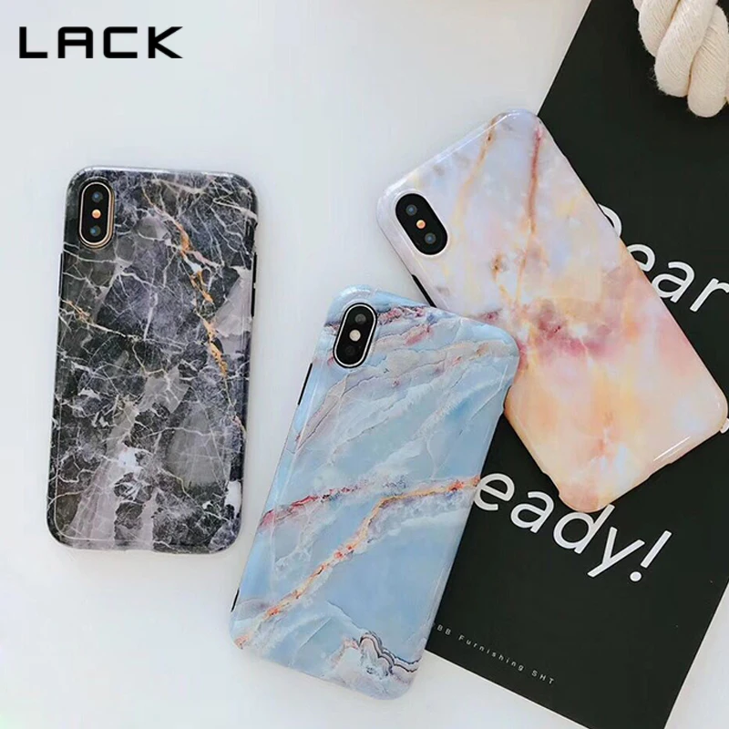 

LACK Classic Colorful Art Phone Cases For iphone X Case For iphone 7 6 6s 8 Plus Retro Fashion Marble Soft Back Cover Coque Capa