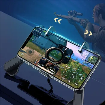 

For PUBG Mobile Game Controller Mechanical Deformation Gamepad Gaming Trigger Fire Button for iphone Android IOS Smart Phones