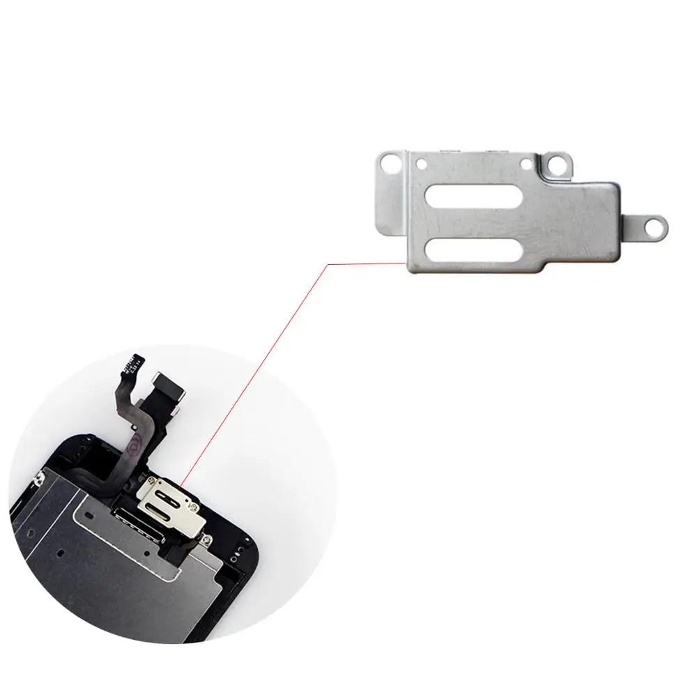 

1 x Earpiece Ear Speaker Metal Cover Plate Bracket Holder for iPhone 5 5S 6 6S 7 8 Plus Repair Replacement Parts