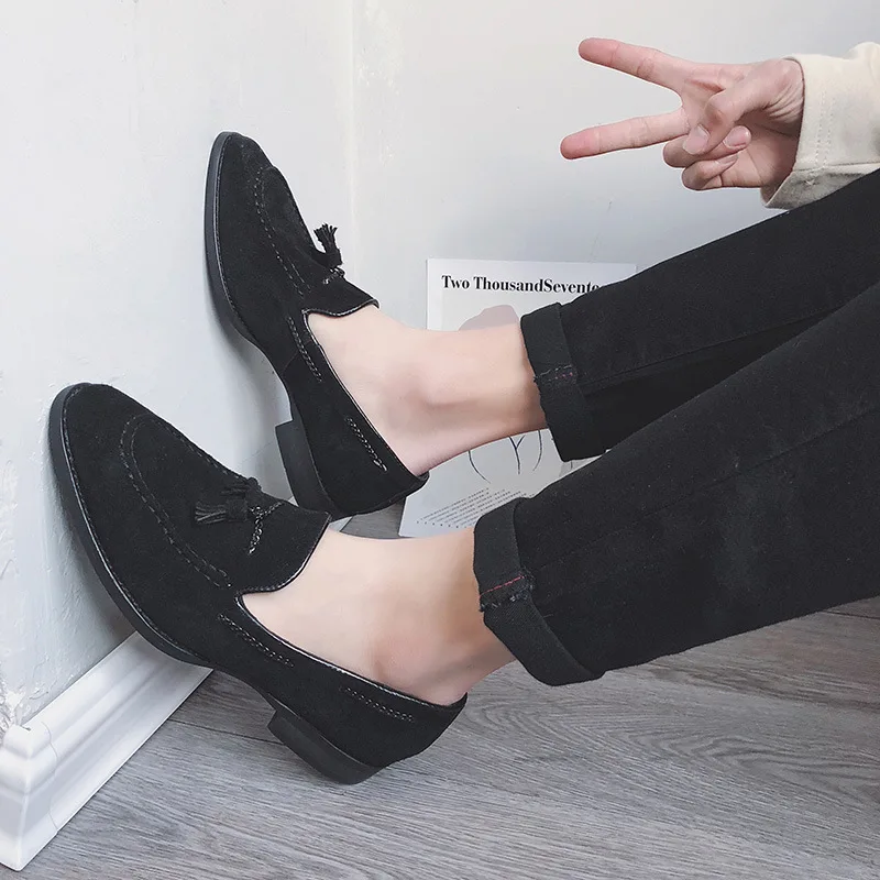 NPEZKGC Velvet Loafers Men Shoes Men's Flats Male Slip-On Driving Shoes Large Size Soft Comfortable Designer Loafers Moccasins