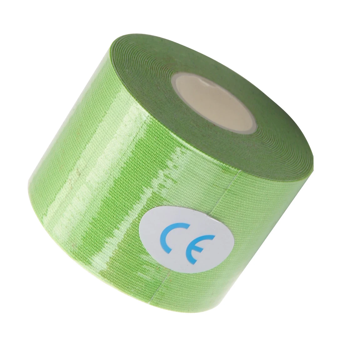 2,5 см х 5 м водонепроницаемая лента Спортивная кинезиологическая лента спортивная лента обвязочная лента для баскетбола Футбол rodilleras deportivas Muscle tape - Цвет: Зеленый
