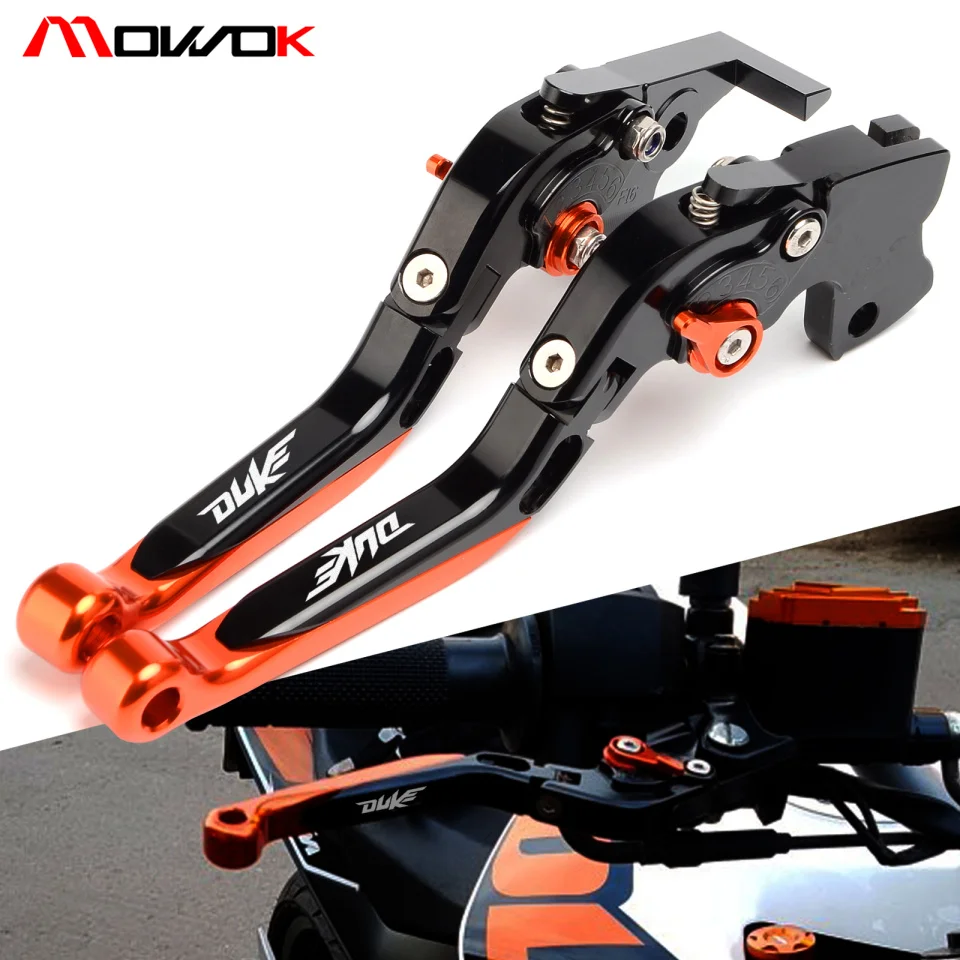 

Motorcycle Adjustable Foldable CNC Aluminum Brake Clutch Levers For DUKE duke 390 200 125 2013 2014 2015 2016 2017 2018