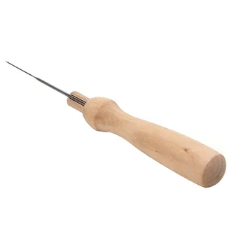 

7PCS Felting Needles Holder Wooden Handle Wool Felting Tools Outfit Slim New