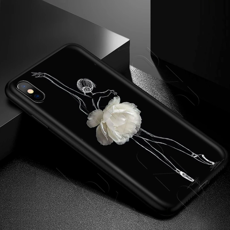 Lavaza девочка танец балет балерина тапочки чехол для iPhone 11 Pro XS Max XR X 8 7 6 6S Plus 5 5S se