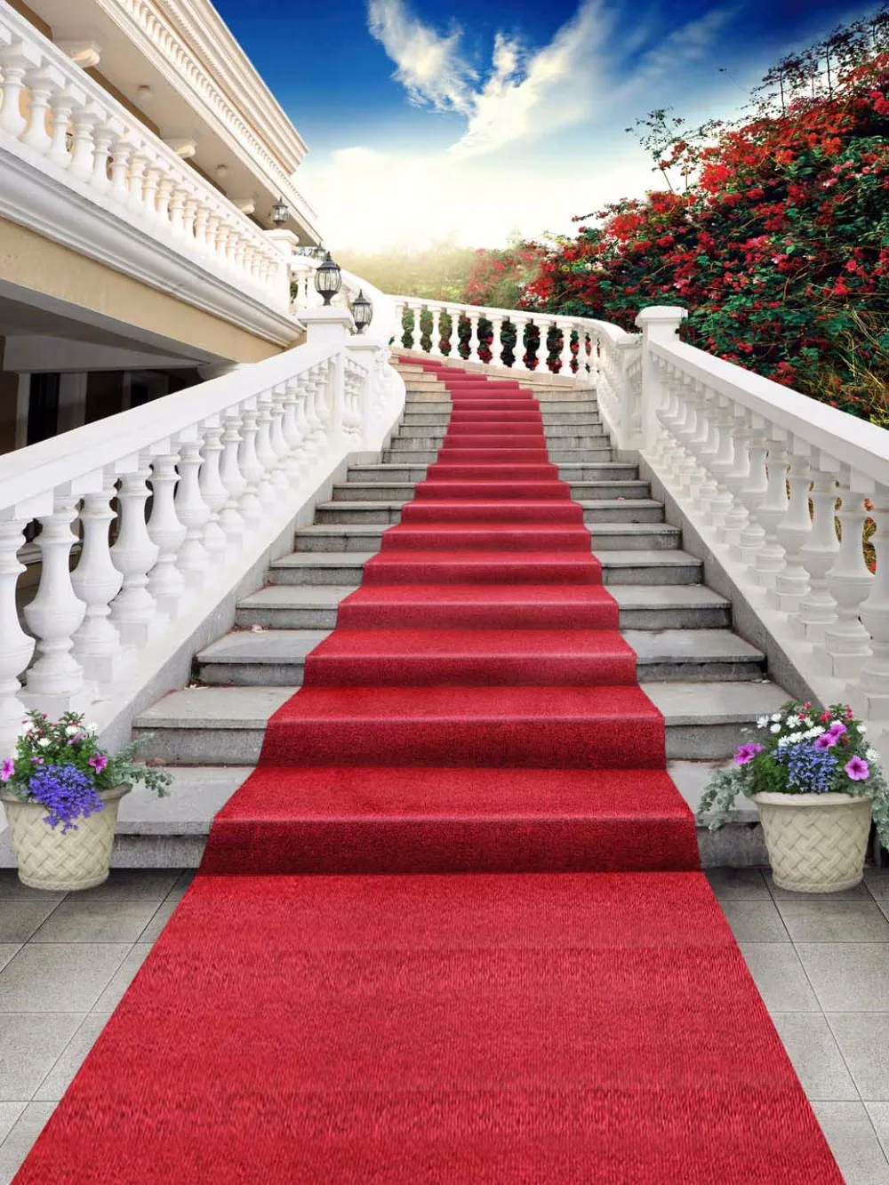 

Red carpet wedding ceremony backdrops Photography flower decoration photography backgrounds vinyl For Photo Studio accessories