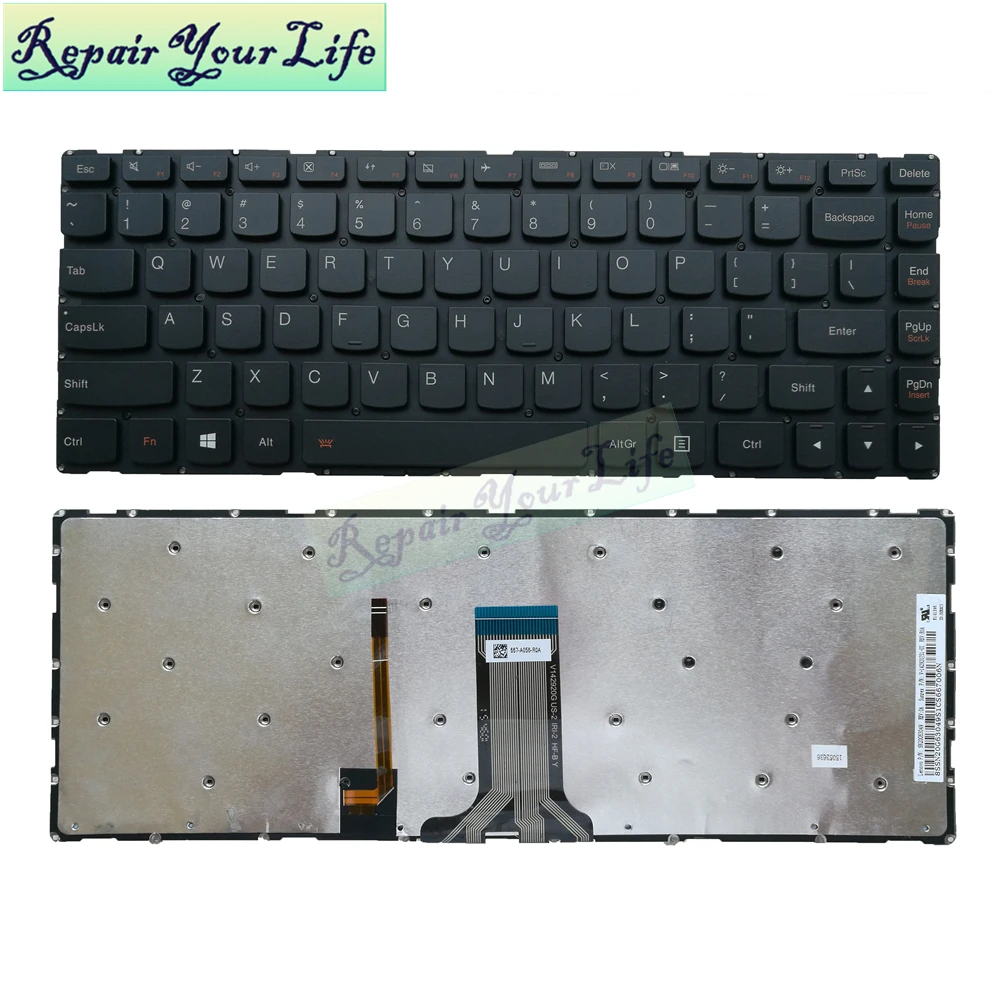 Новая клавиатура с подсветкой для ноутбука Lenovo|Клавиатуры замены| |