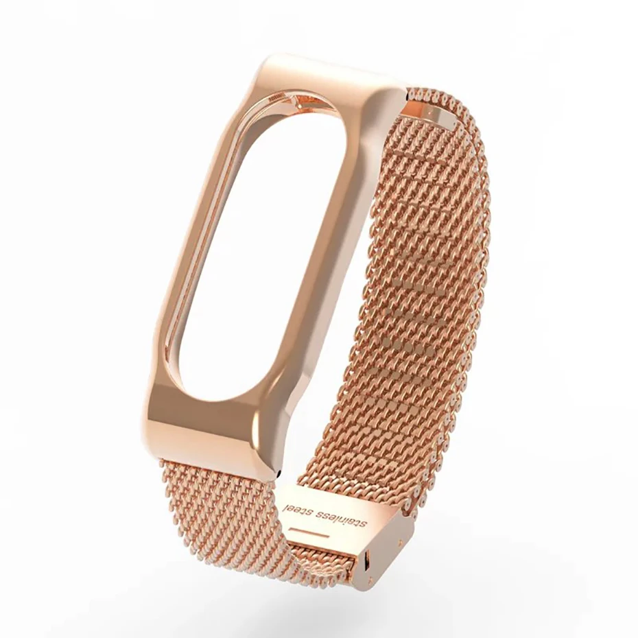 Оригинальный металлический ремешок mijobs для Xiaomi Mi Band 2 Безвинтовой браслет из