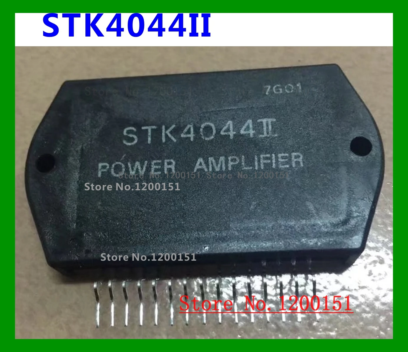 

STK4044II STK4044V STK4044X STK4044XI STK4046V STK407-070 STK407-070B STK407-100E MODULES