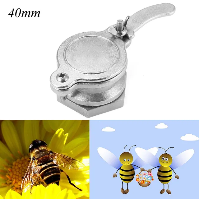 Ezüst Rozsdamentes Acél Mézes Csaptelep Szelep Mézkapu Méhész Eszközök