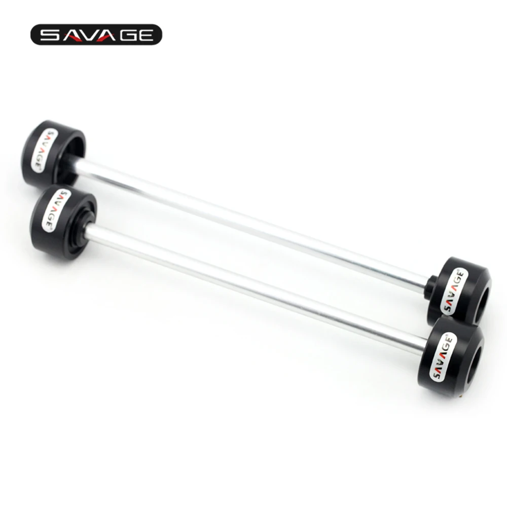 Front Rear Axle Fork Wheel Protector Sliders Falling Protection (8)