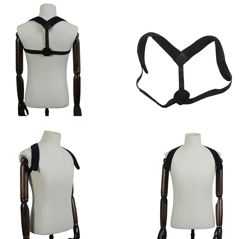 Shoulder Back Posture Corrector Adjustable Support Spine Back Shoulder Lumbar Brace Support Belt Posture Correction Prevents