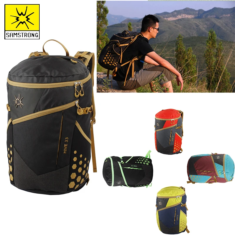 Najtaniej Samstrong Hive 33L Camping plecak turystyczny mężczyźni kobiety plecak do wspinaczki Sport plecak podróżny torby górskie piesze wycieczki torby trekkingowe