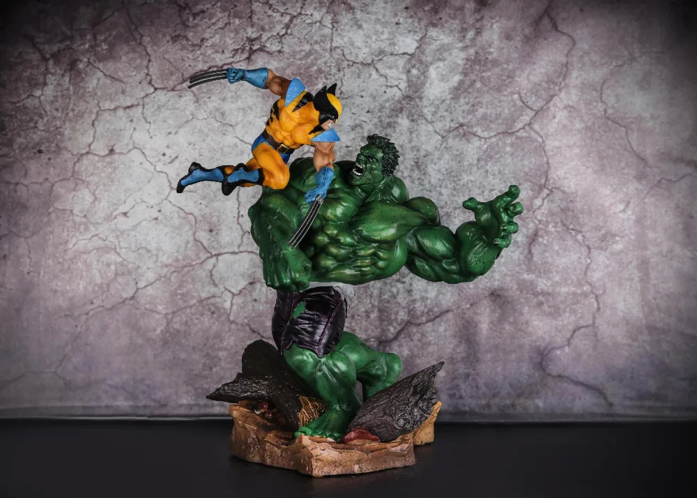 

Hulk Wolverine Logan Bruce Banner Incredible Hulk Tony Stark Thor 32CM Vinyl Doll Movable Action Figures