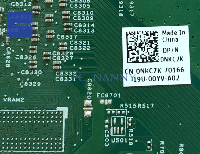 Материнская плата PCNANNY NKC7K 0NKC7K для Dell Inspiron N5110 с 4 видеопамяти материнская