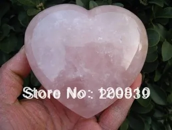 0037 NATURAL rose quartz crystal heart healing | Дом и сад