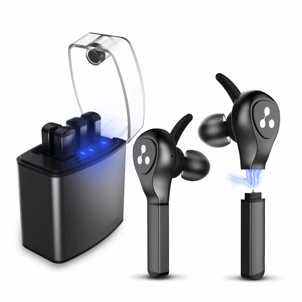 Цена Слог D9X СПЦ Съемная Батарея Bluetooth наушники Портативный легче Дело зарядки гарнитура Bluetooth Беспроводной наушники для телефона