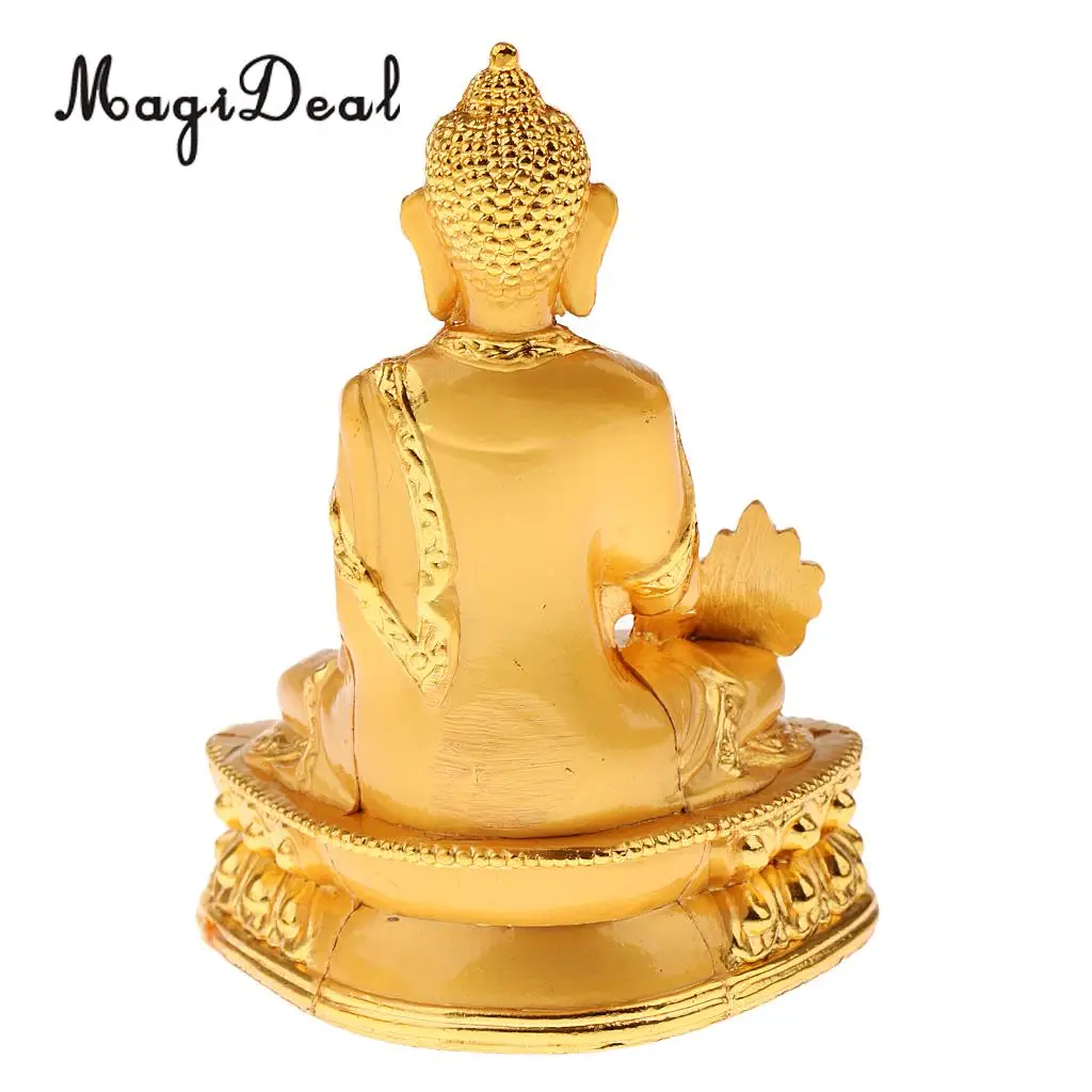 Meditation Buddha Statue Religion Sculpture Buddhist Pharmacist Figurine Bless Family Home Efficacious Protection