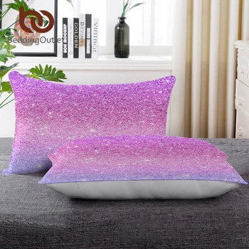 

BeddingOutlet Shining Stars Body Pillow Pink and Violet Bedding soft Microfiber Neck Sleeping Down Alternative Pillow Home Decor