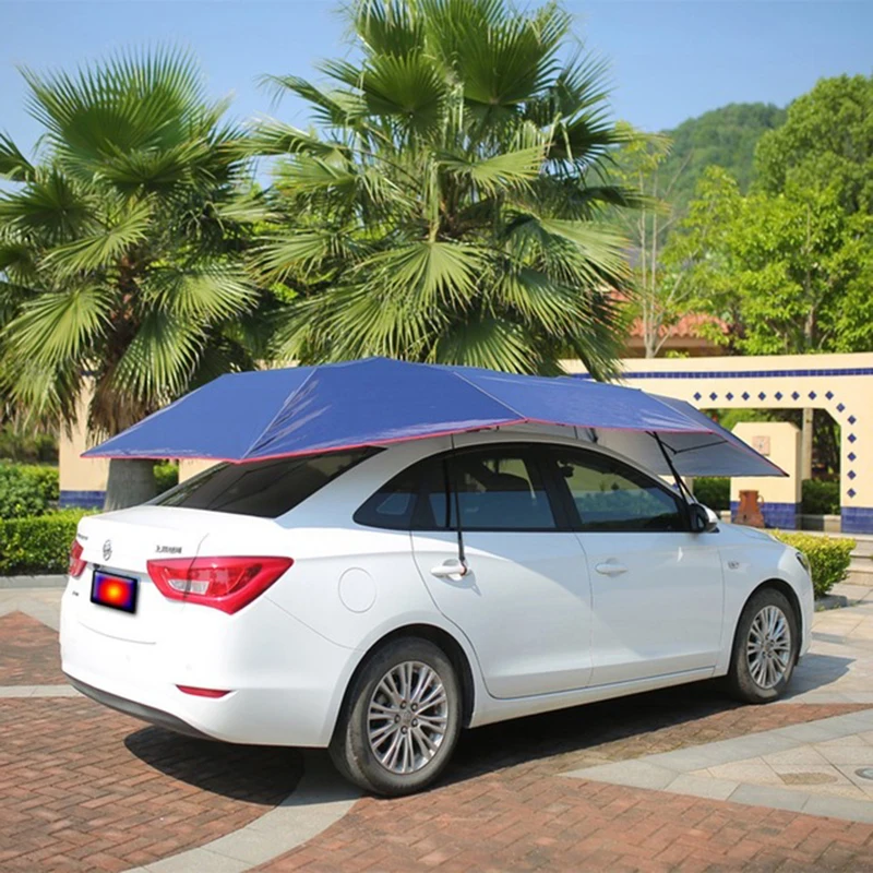 Wnnideo Semi automatic Car Tent Cover Portable Folded Sun