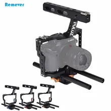 New Arrival Portable Camera Cage Steadicam kit DSLR Handle Stabilizer for Sony A7 A7S A7R A7R II A7S II DSLR aluminum alloy handheld camera video support kit dslr cage set with follow focus matte box for sony a7s a7 a7r a7rii a7sii gh4