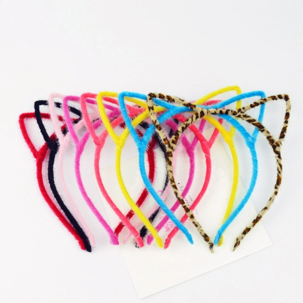 Stylish-Women-Girls-Furry-Cat-Ears-Headband-Devil-Cat-Head-Hoop-Fine-Hair-Ornaments-Hair-Accessories