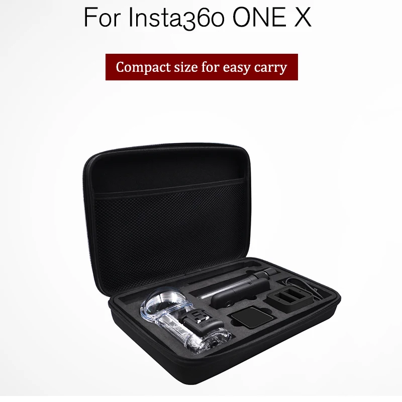 

insta360 one x accessories venture case Bullet Time Bundle Selfie Stick Rotation Handle Carrying Case bag