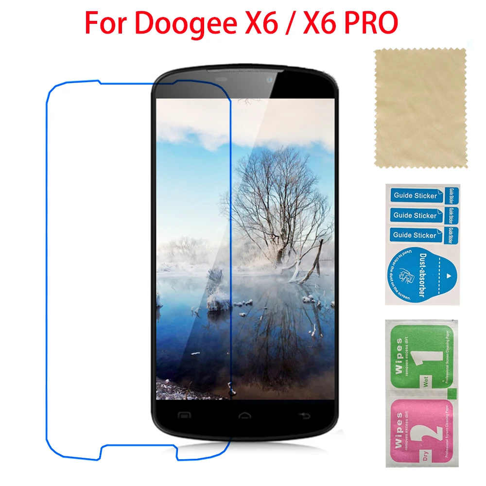5 дюймов Для Doogee X6 закаленное стекло Экран защитная пленка не покрытие протектор
