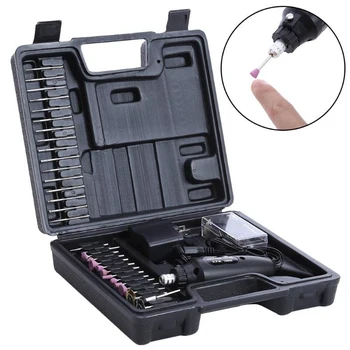 

Electric Manicure Drill Nail Art Polishing Equipment Accessories 60pcs/set Nail Polisher Grinding Glazing Tools Pro Eu Plug