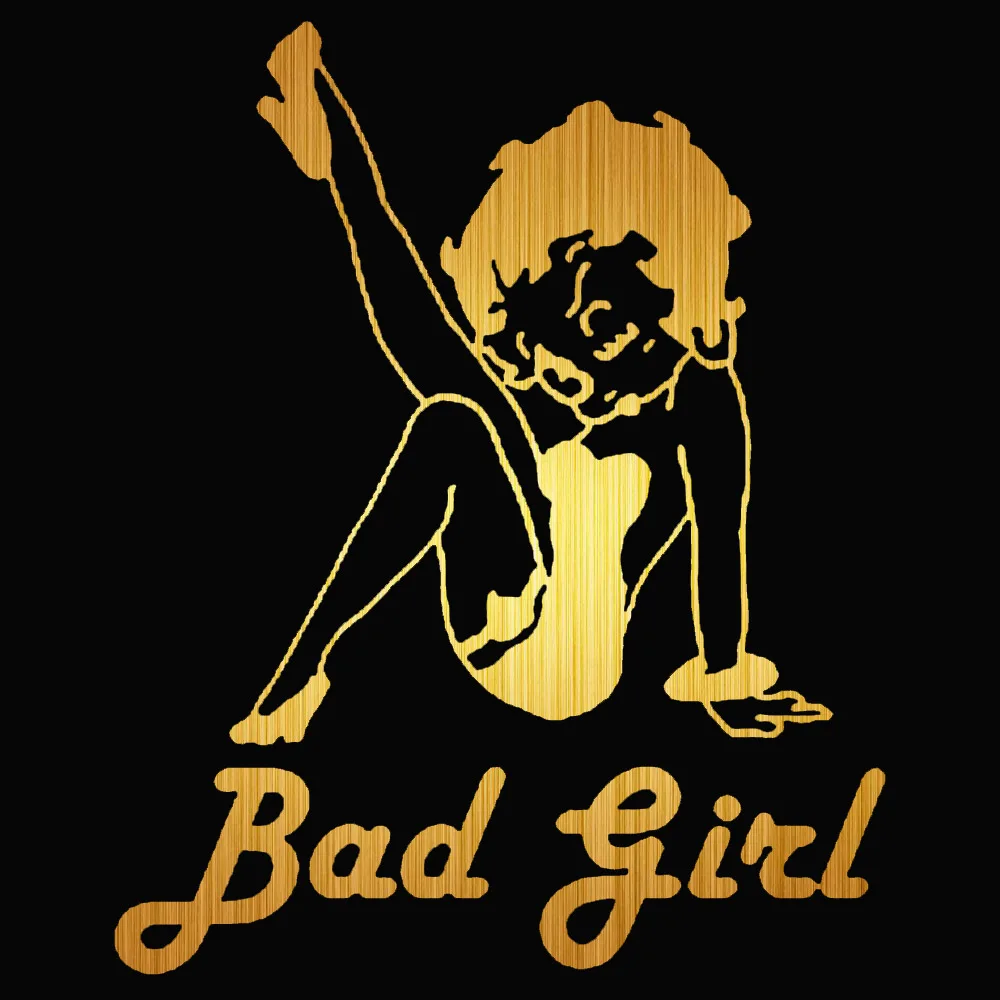 12 5*15 5 см Bad Girl автомобильные наклейки и Стайлинг украшения двери окна тела