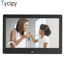 Tycipy 1" Цифровая фоторамка для музыки Mp3 видео Mp4 светодиодный электронный экран фоторамка бизнес подарок с пультом дистанционного управления черный