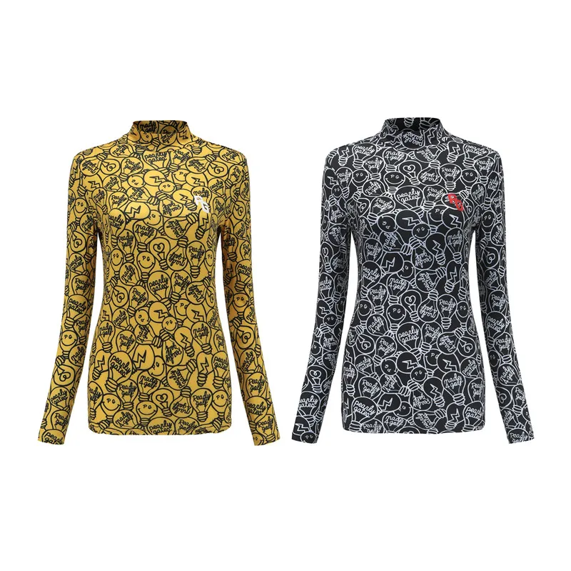 Lady Pearly Gates Golf Training T Shirts PG Outdoor Sports Sun Proof