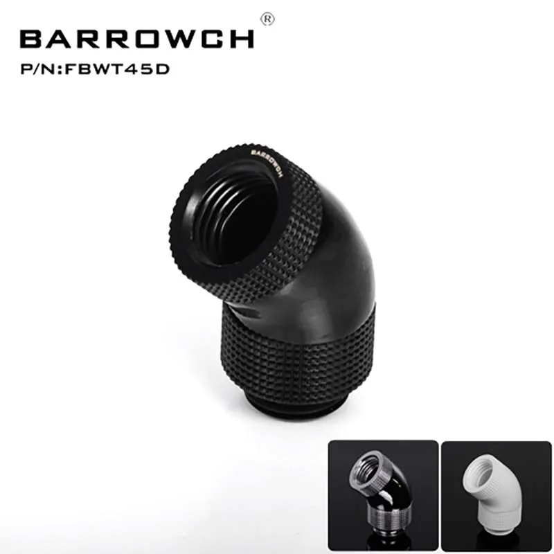 

Barrowch water cooler 45 degree Single/Dual Rotary Adapter ( Male to Female ) heatsink gadget