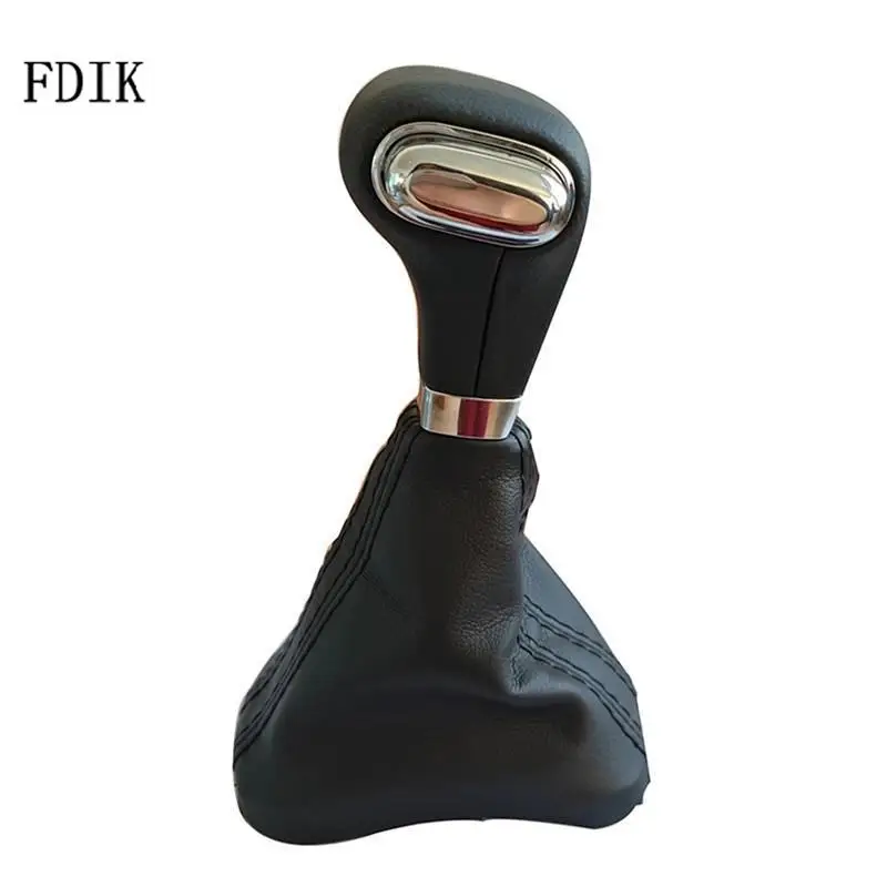 

FDIK Car Styling Automatic Gear Stick Shift Knob Gaitor Boot For VW Golf V MK5 2005 2006 2007 2008 2009 Auto Parts For Skoda