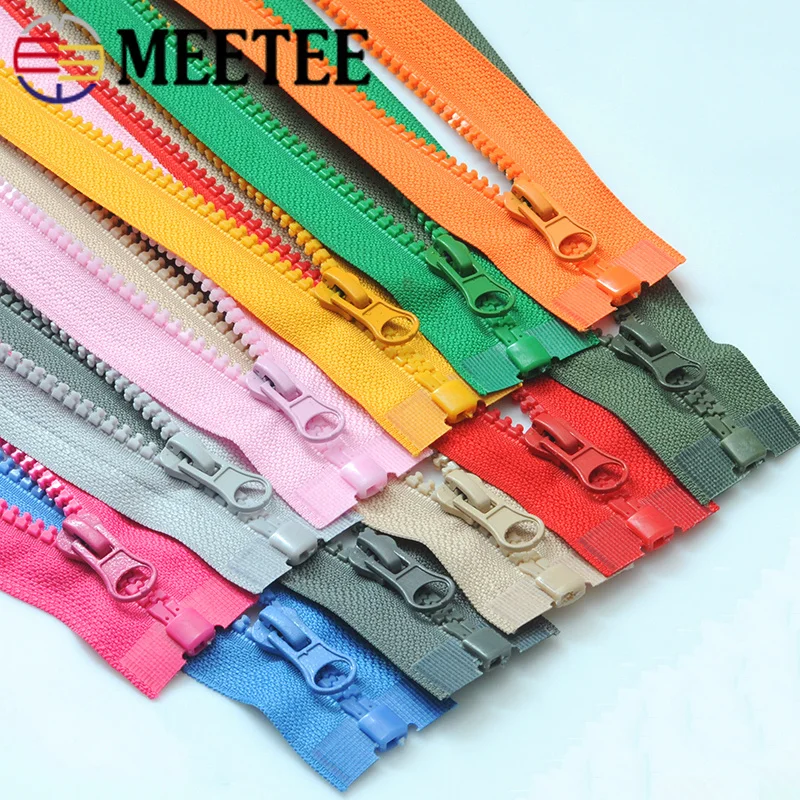5pcs Meetee 5 Resin Zipper Open end 70cm Long Zipper for Sewing Zip