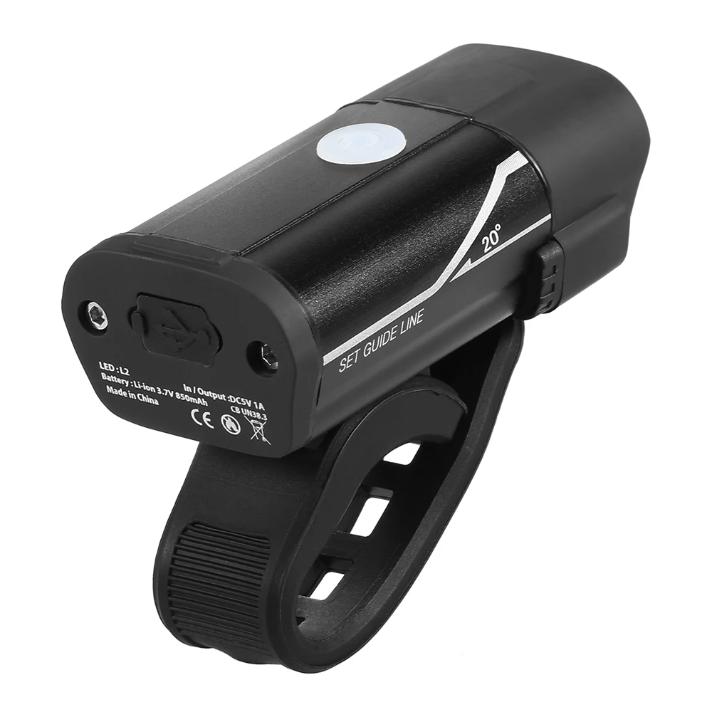 Sale LIXADA 350 Lumen Bike Light USB Rechargeable Bicycle LED Front Light Handlebar Flashlight MTB Road Cycling Headlight Lamp 19