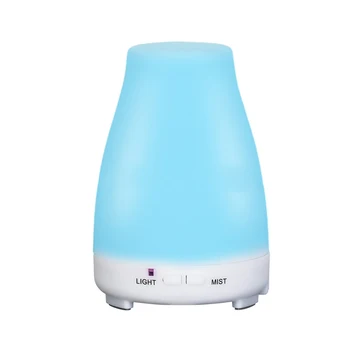 

200ML Ultrasonic Essential Oil Aroma Diffuser Air Humidifier Aroma Fogger For Home Office Mist Maker 7 Colors LED Night Lamp
