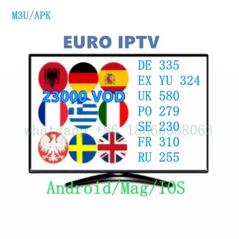 

French Belgian Arabic Dutch IPTV European German Spanish Android M3U Enigam 2 6000 Live Broadcast 8000 VOD+Sports XXX