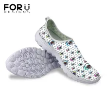 FORUDESIGNS/Модная женская обувь из сетчатого материала; летние женские пляжные лоферы с объемными забавными глазами; лёгкая подошва для отдыха