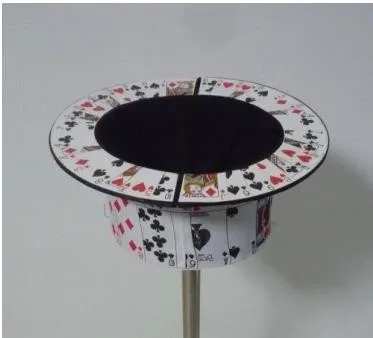 Складная карта Top Hat Stand-фокус, этап магический реквизит, Интимные аксессуары, комедии, карты, крупным планом, ментализм Magia Игрушечные