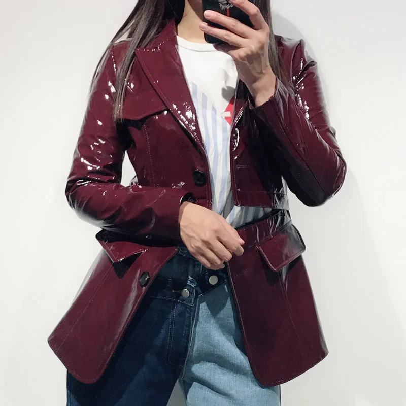 

ladies real leather blazer women genuine leather jacket